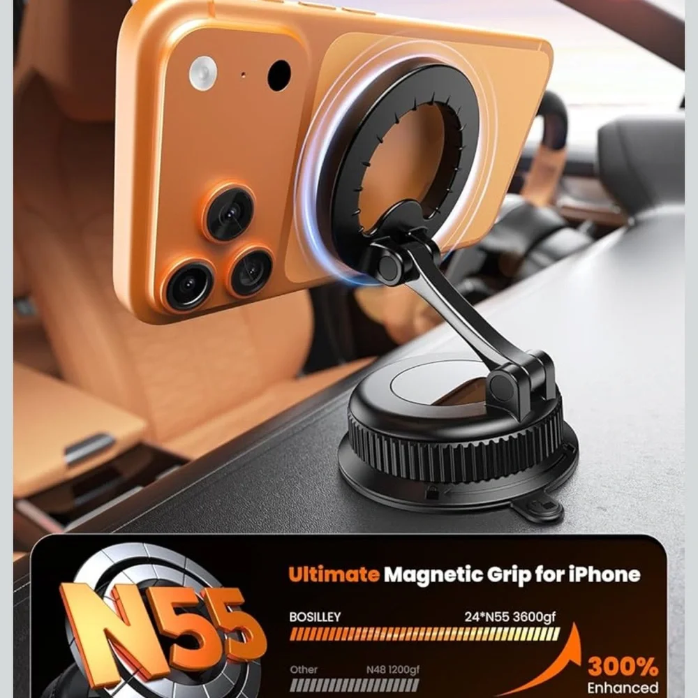 Magnetic Black Car Phone Mount holder